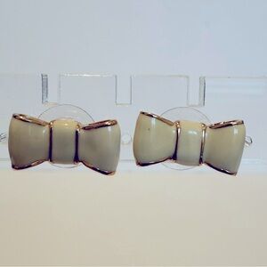 Kate Spade Cream Bow Earrings